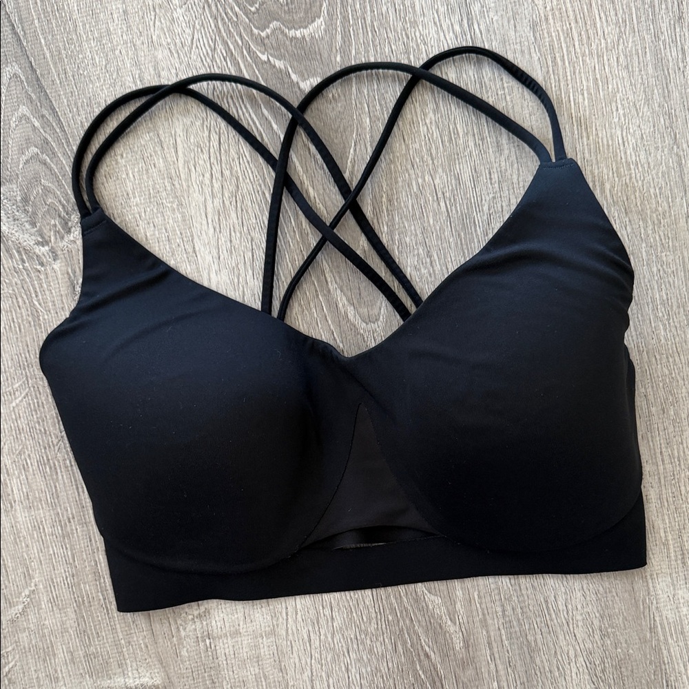 Victoria’s Secret Sport Black Strappy Bra